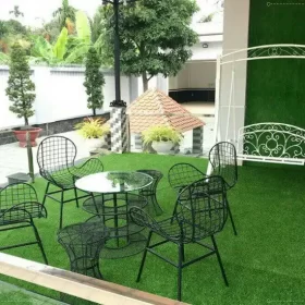 Cỏ nhân tạo trải sàn quán cà phê