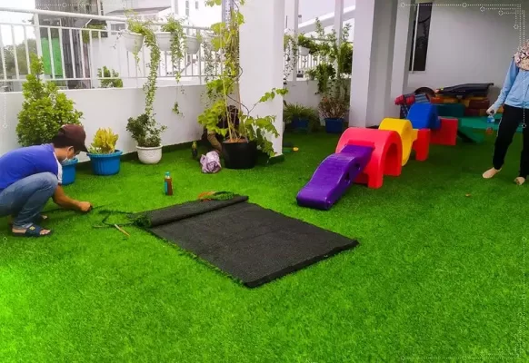 Thiết kế khuôn viên xanh trong trường