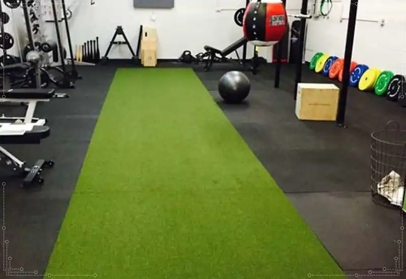 Thi công cỏ nhân tạo phòng GYM