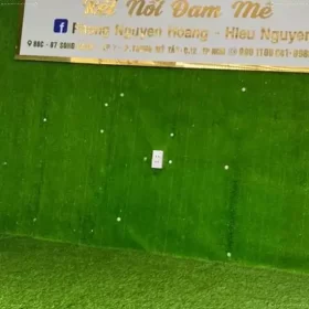 Cỏ nhân tạo dán tường