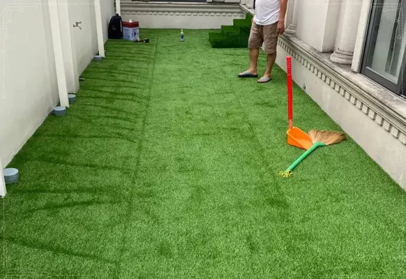 Cỏ nhân tạo sân vườn giá rẻ
