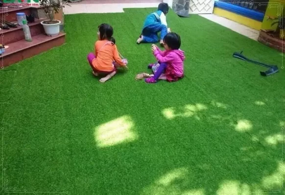 Làm sân vườn cho trẻ