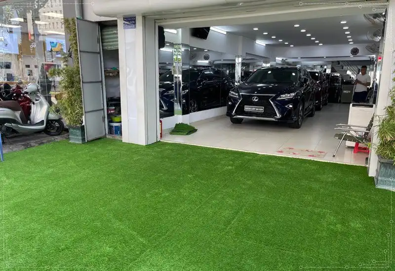 Thảm cỏ nhân tạo sân vườn giá rẻ
