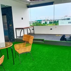 Sân thượng thêm xanh và đẹp mắt hơn