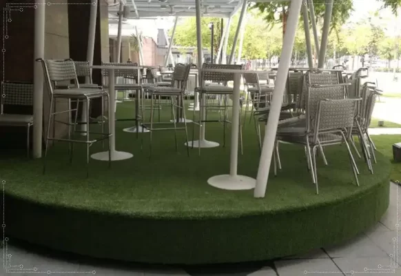 Mô hình quán cà phê cỏ nhân tạo