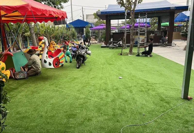 Cung cấp thi công trọn gói các công trình cỏ nhân tạo