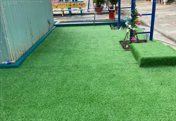 Thảm cỏ nhân tạo trải sàn dòng giá rẻ