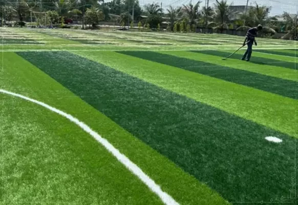 Làm đều cát và hạt cao su