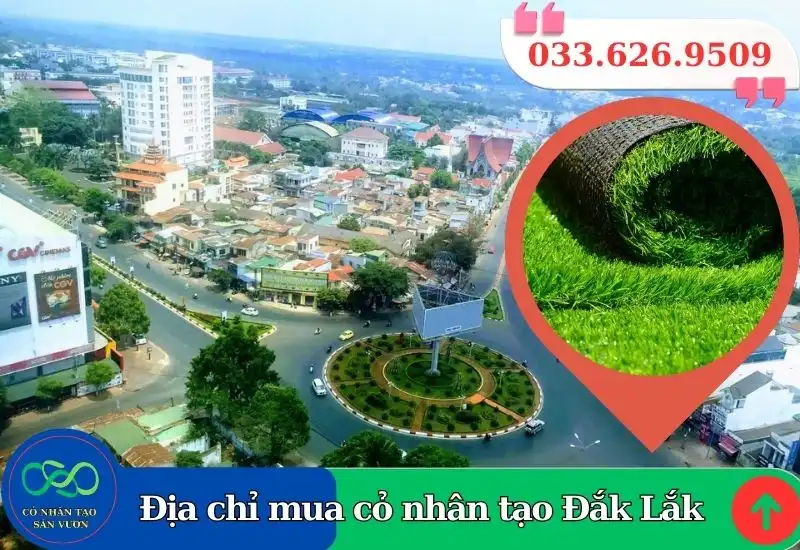 Thảm cỏ nhân tạo Đắk Lắk giá rẻ