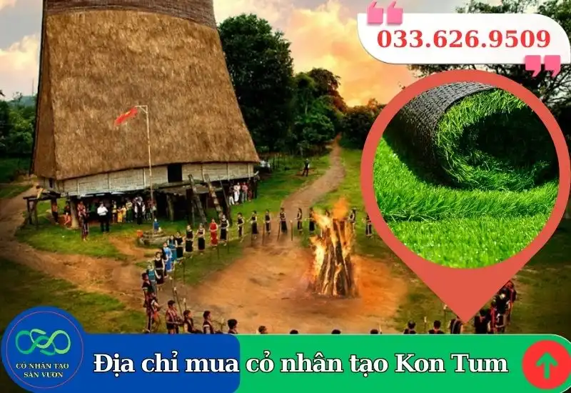 Thảm cỏ nhân tạo Kon Tum giá rẻ