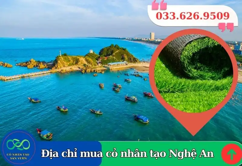 Thảm cỏ nhân tạo Nghệ An giá rẻ