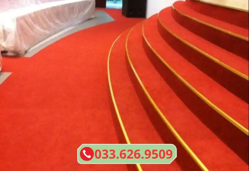 Thảm đỏ trang trí hội trường
