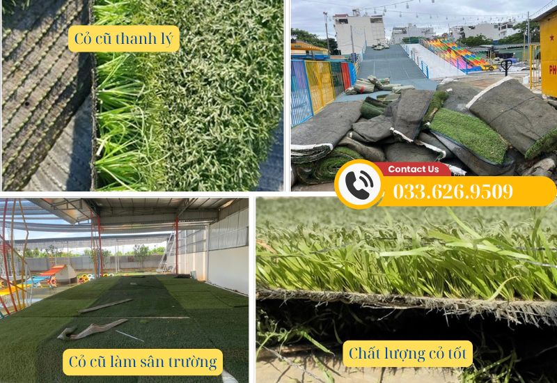 Cỏ nhân tạo thanh lý giá rẻ HCM
