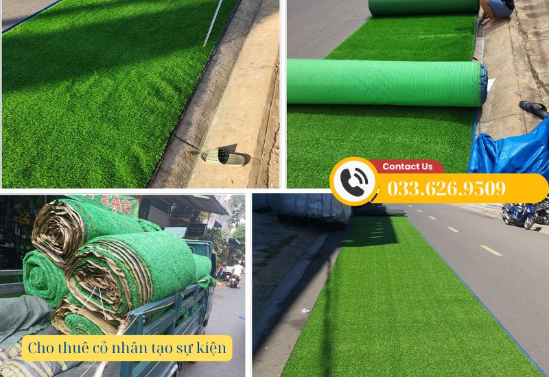 Bảng giá thuê cỏ nhân tạo giá rẻ Hồ Chí Minh