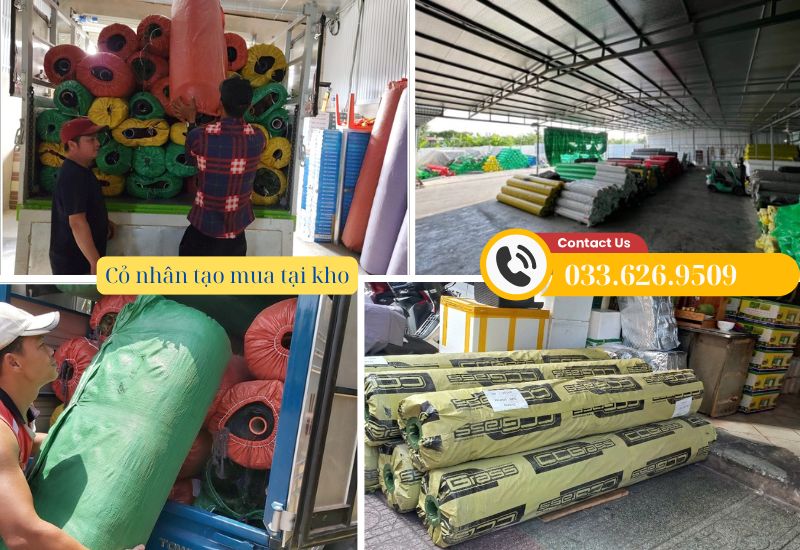 Mua cỏ nhân tạo giá rẻ tại kho