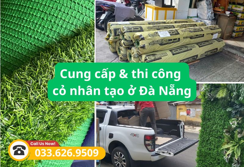 Cung cấp và thi công cỏ nhân tạo Đà Nẵng