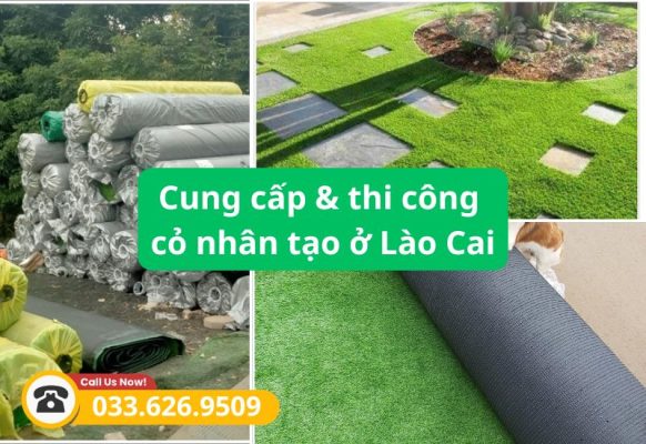 Cung cấp và thi công cỏ nhân tạo Lào Cai