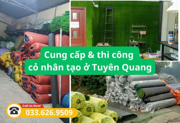 Cung cấp và thi công cỏ nhân tạo Tuyên Quang