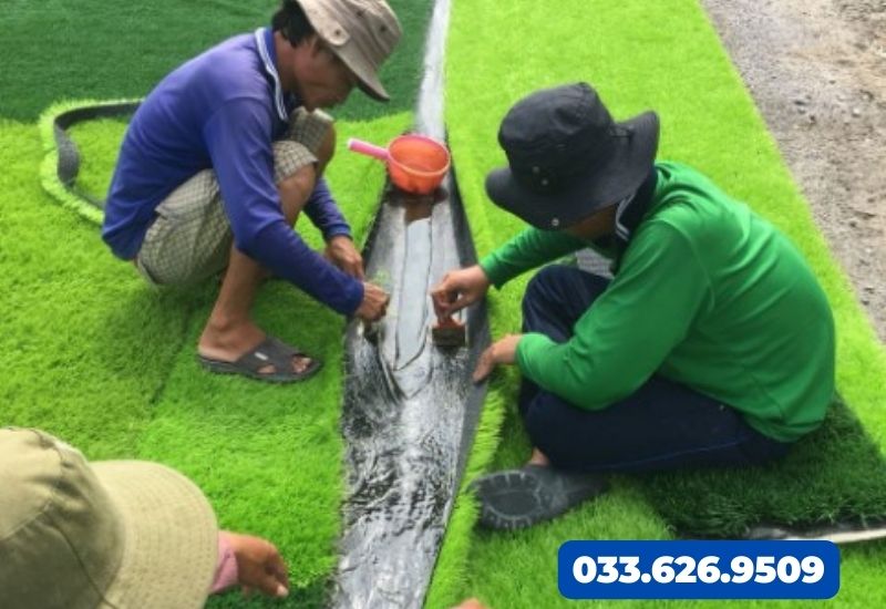 Dán cỏ nhân tạo