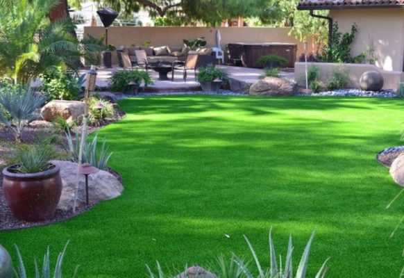 Trải sân ngoài trời với cỏ chất lượng, độ bền lên đến 10 năm