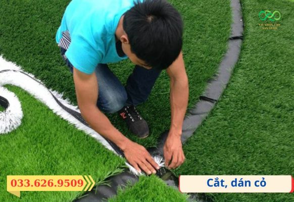 Dán cỏ nhân tạo