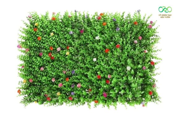 Tấm cỏ nhựa có hoa