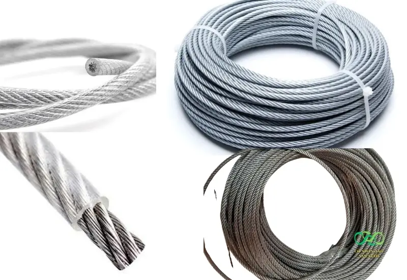 Cáp phi 8 có bọc nhựa căng lưới