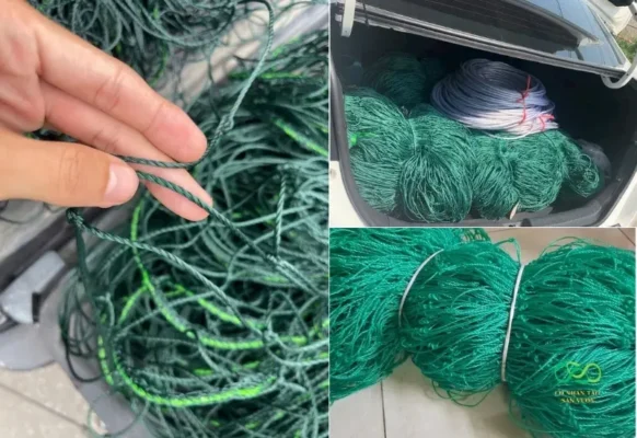 Lưới sân bóng đá cao cấp, chống mài mòn và chịu được thời tiết khắc nghiệt.