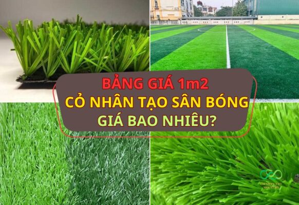 1m2 thảm cỏ nhân tạo sân bóng đá giá bao nhiêu
