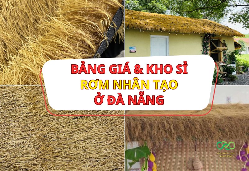 Bảng giá và 3 kho lớn nhất rơm nhân tạo tại Đà Nẵng