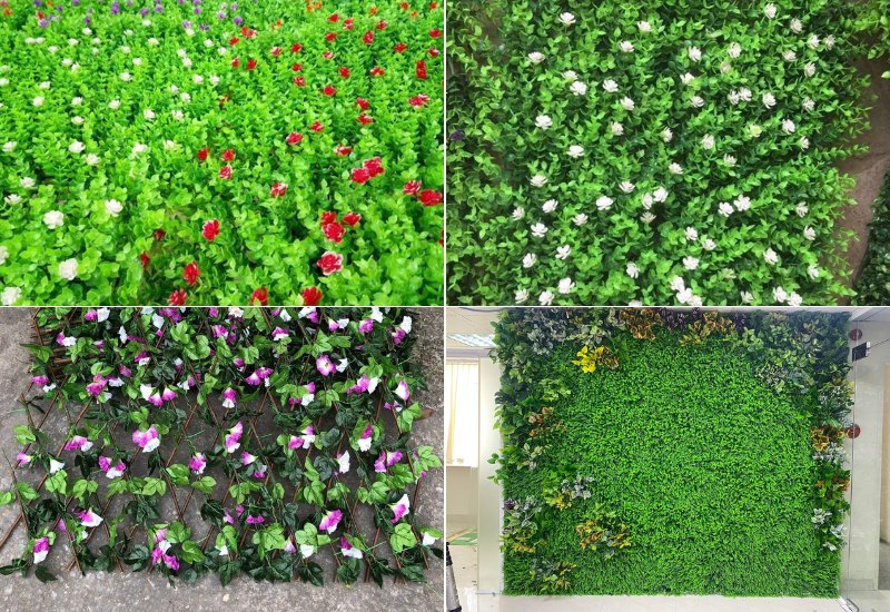 Tấm cỏ nhựa trang trí tường, vách ngăn Tấm cỏ nhựa trang trí tường, vách ngăn