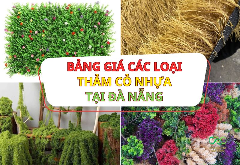 Bảng giá các dòng thảm cỏ nhựa tại Đà Nẵng