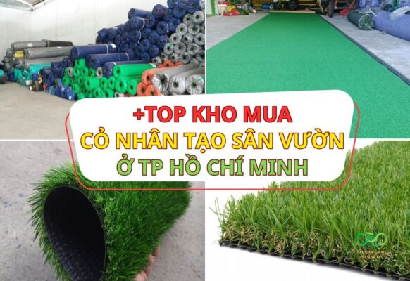 Bảng giá và kinh nghiệm, kho cỏ nhân tạo sân vườn TPHCM