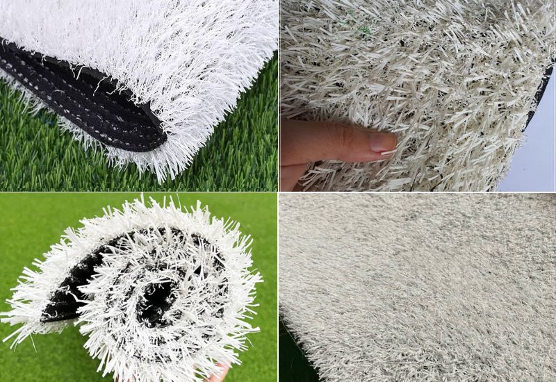 Thảm cỏ nhân tạo 2cm màu trắng của CCGRASS