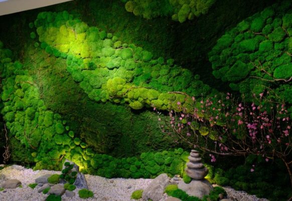 Thảm rêu nhân tạo với nhiều ý tưởng thiết kế
