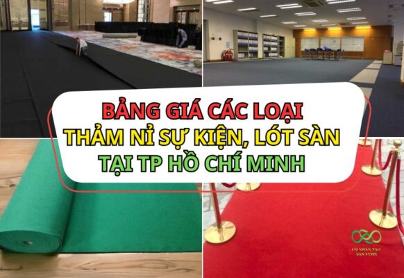 Bảng giá các loại thảm nỉ sự kiện, văn phòng giá rẻ TPHCM