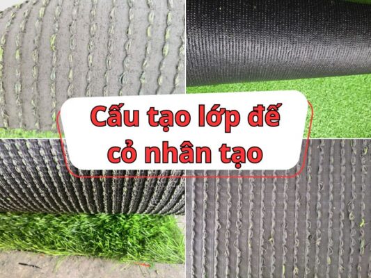 Cấu tạo lớp đế của thảm cỏ nhân tạo