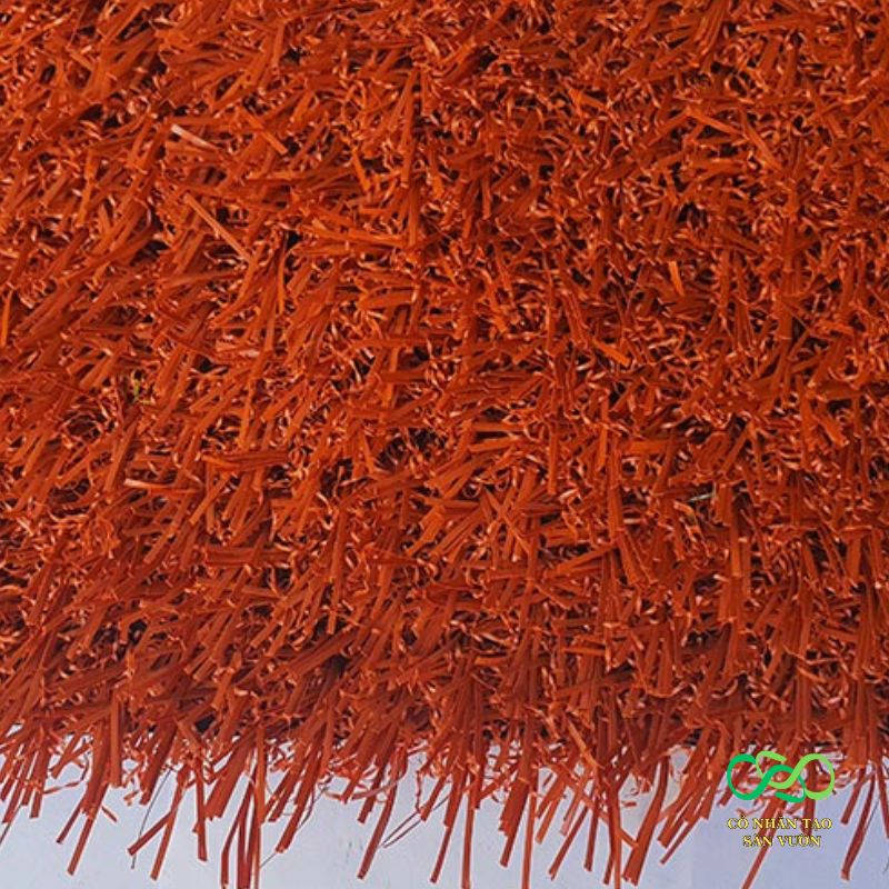 Bề mặt cỏ đỏ đô 3cm Bề mặt cỏ đỏ đô 3cm