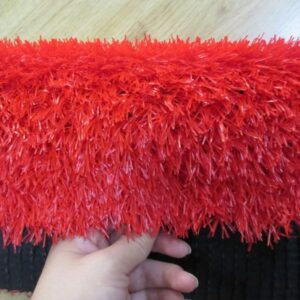 Thảm cỏ nhân tạo màu đỏ tươi 3cm giá rẻ