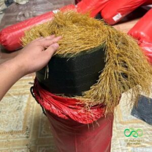 Cuộn thảm cỏ rơm nhân tạo đế bạt