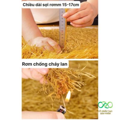 Chiều cao sợi từ 15 - 17cm