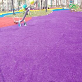 Cỏ màu tím cho sân chơi ngoài trời