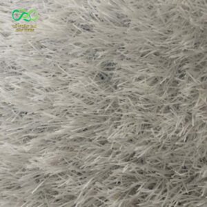 Mặt trên cùng của cỏ nhân tạo màu trắng