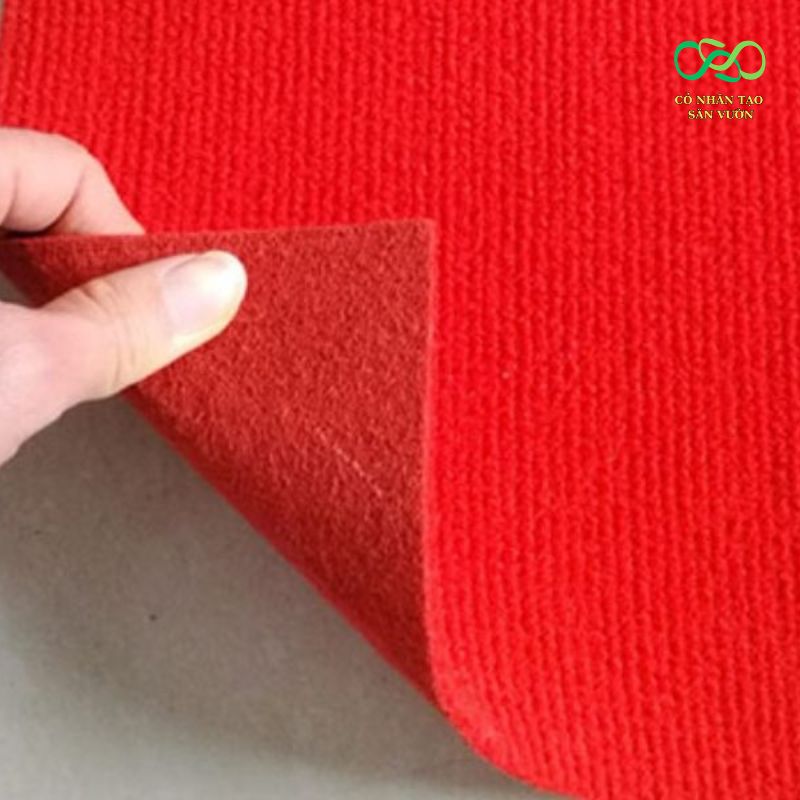 Thảm ni gân đỏ Thảm ni gân đỏ