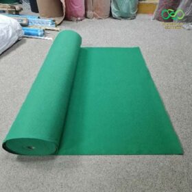 Thảm nỉ xanh lá trơn