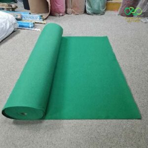 Thảm nỉ xanh lá trơn