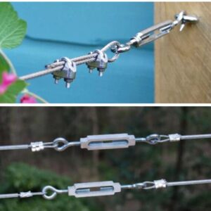 Tăng đơ 12mm giúp căng lưới, phẳng, chắc chắn