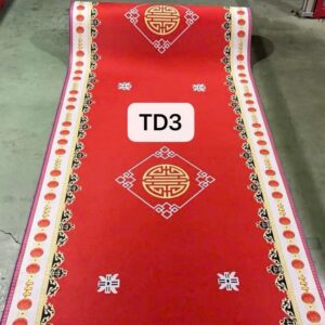 Thảm đỏ dẫn đường ít hoạ tiết
