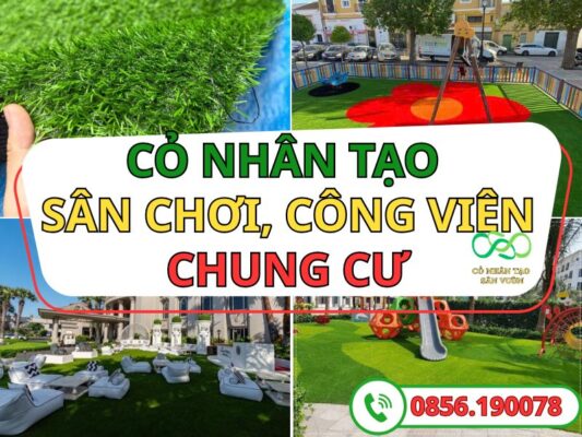Ứng dụng thảm co nhân tạo cho chung cư