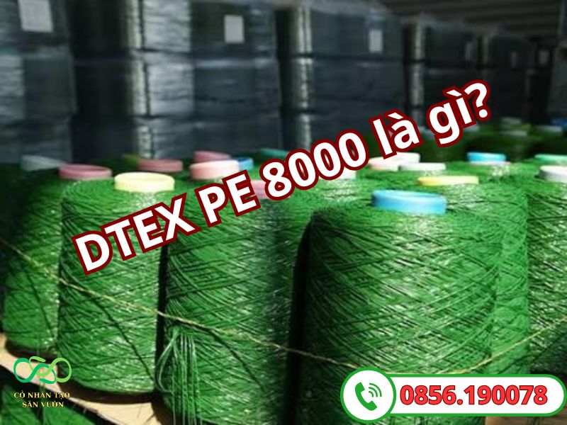 Thế nào là cỏ nhân tạo có DTEX PE8000